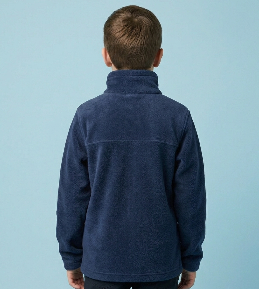 Columbia UNC Logo Fleece Navy Jacket - Kids