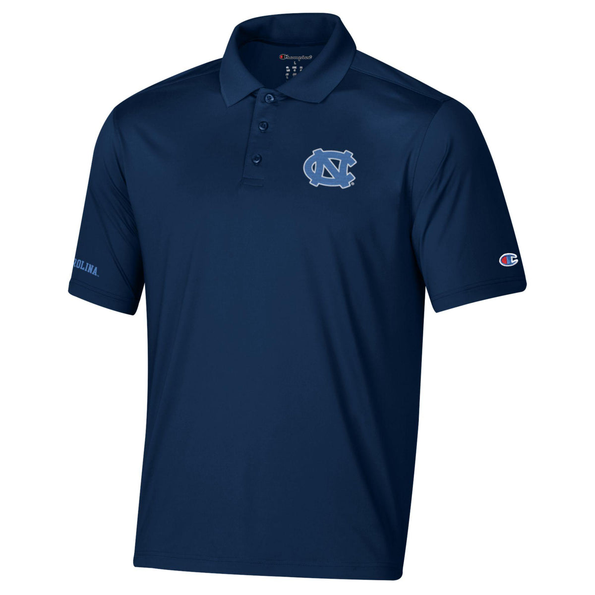 Mens Solid Navy UNC Polo