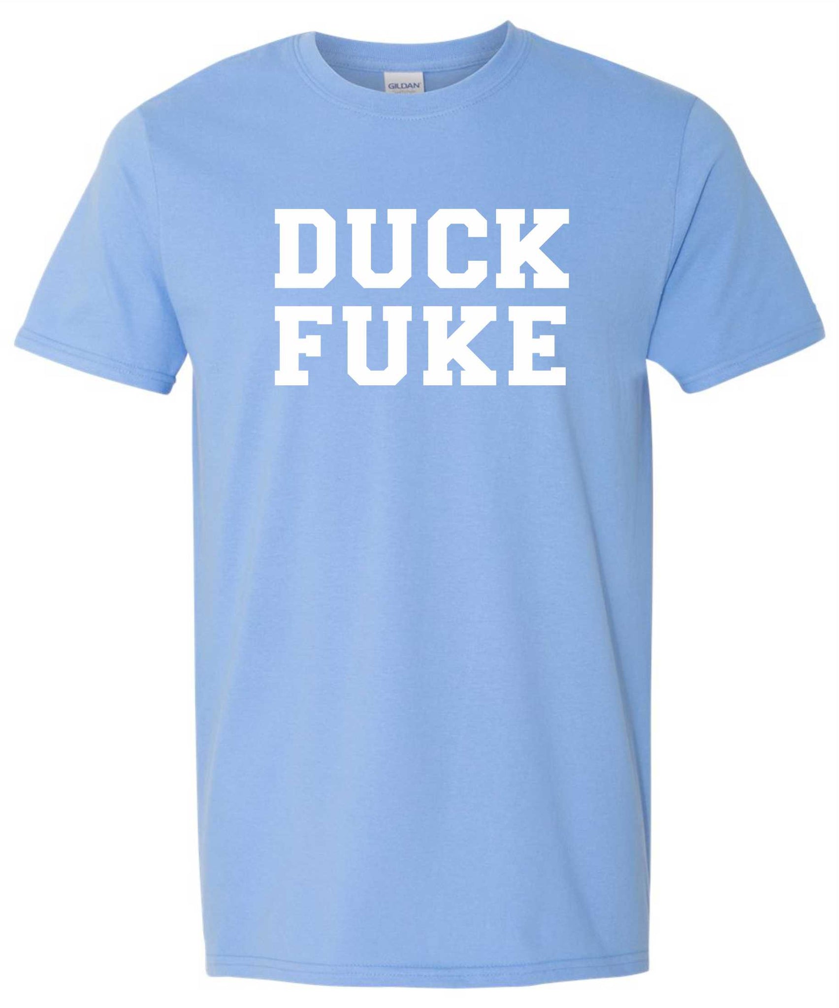 The merch Classic Carolina UNC - Duck Fuke T-Shirt Carolina Blue / 2XL