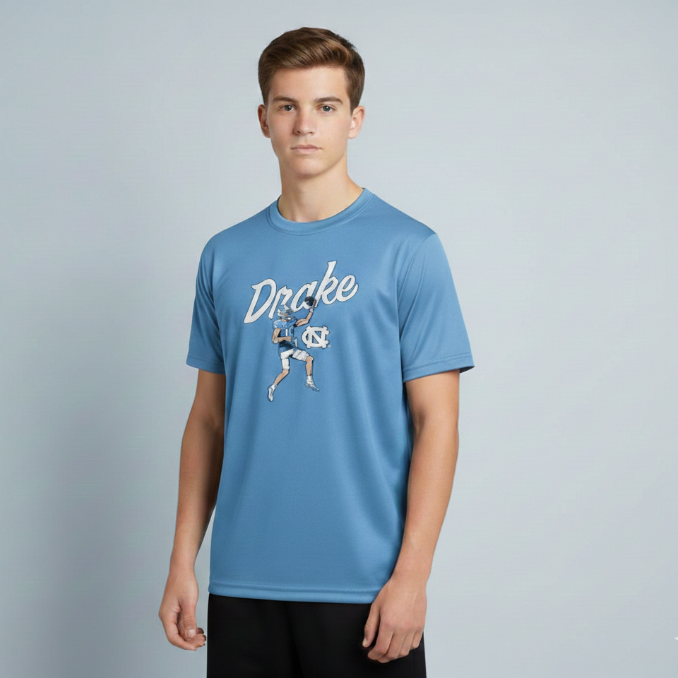 Drake Maye Football T-Shirt