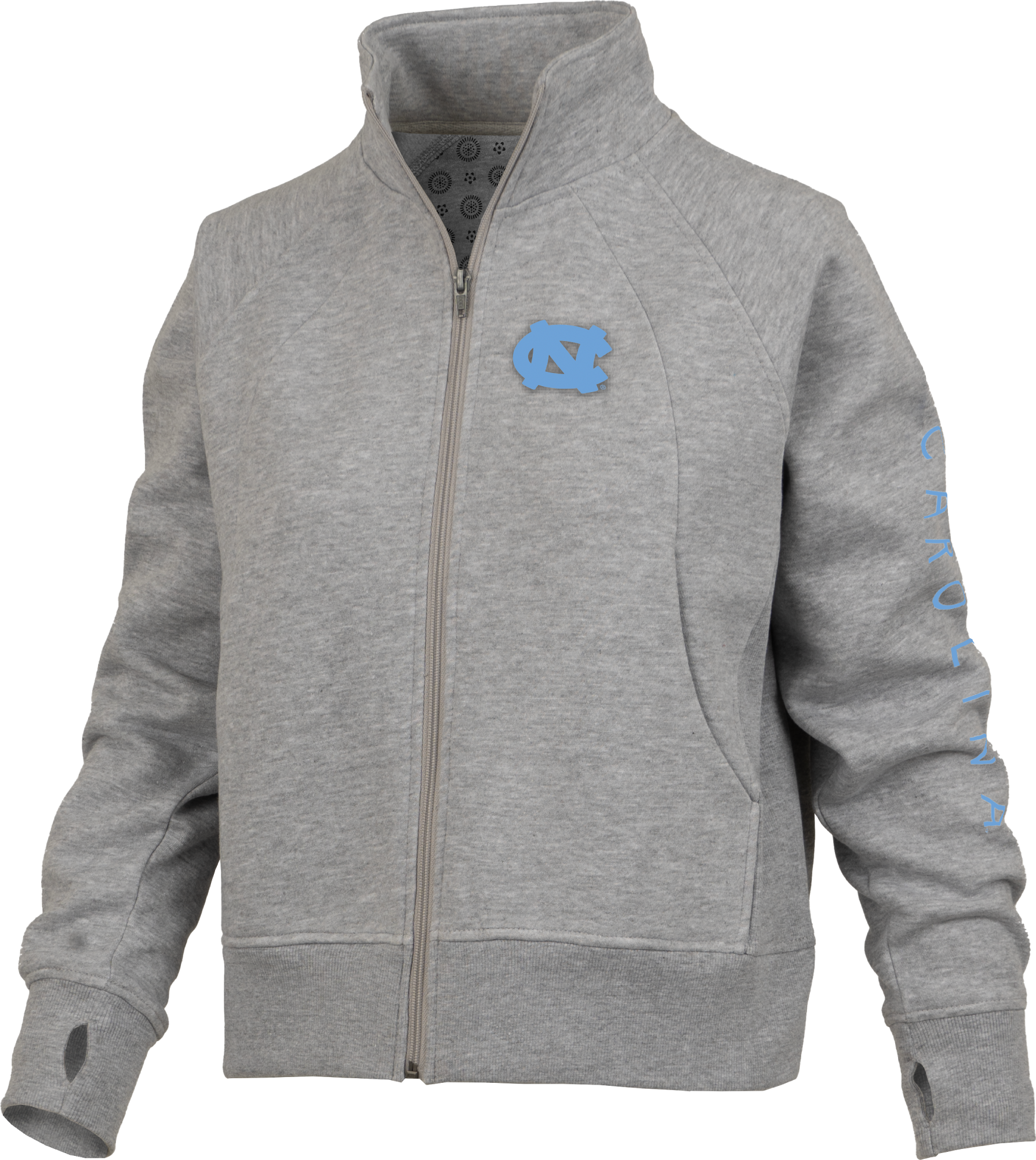 UNC Logo "Dillsboro" Long Sleeve Full-Zip Fleece Jacket