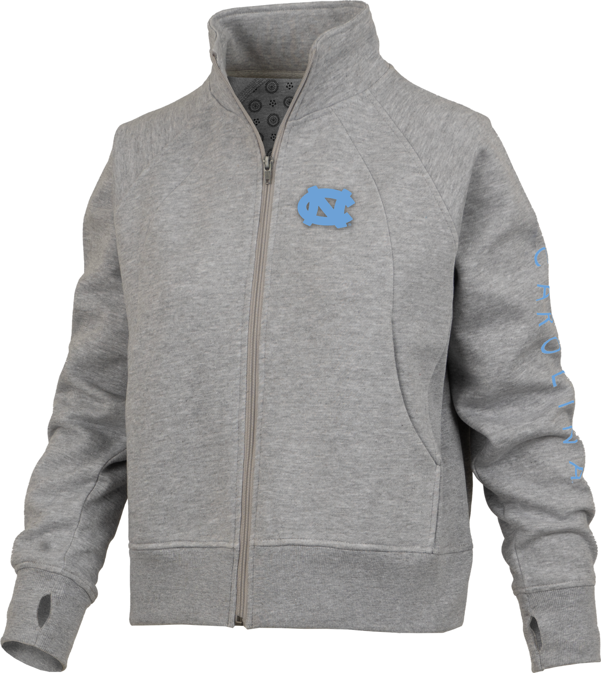 UNC Logo "Dillsboro" Long Sleeve Full-Zip Fleece Jacket