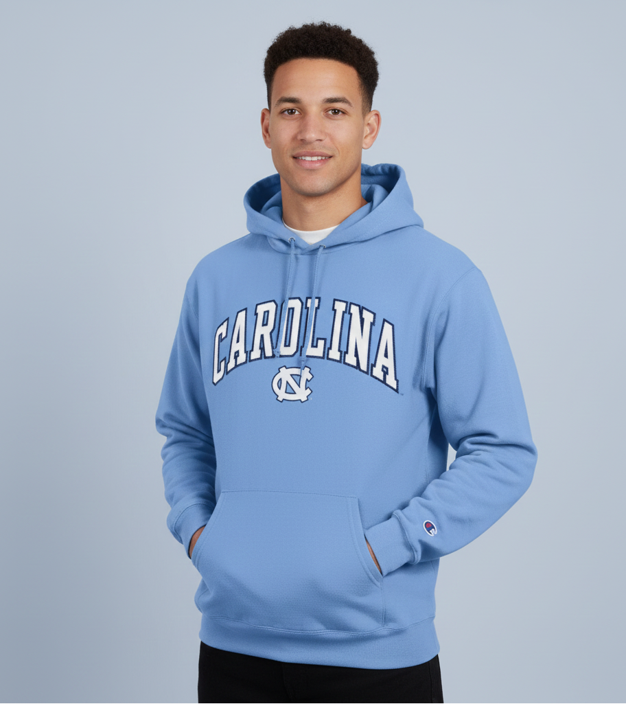 Embroidered Carolina Logo Hoodie