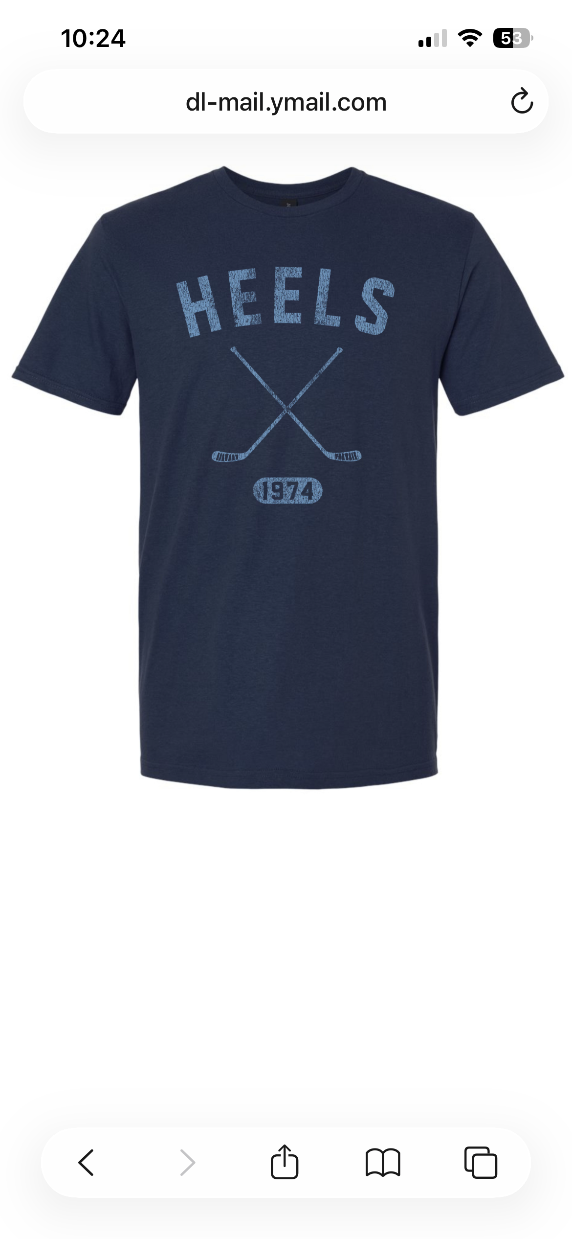Tar Heels Ice Hockey T-shirt