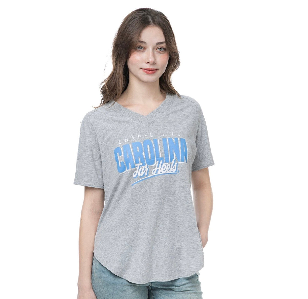 Carolina Tar Heels Grey Women's Top