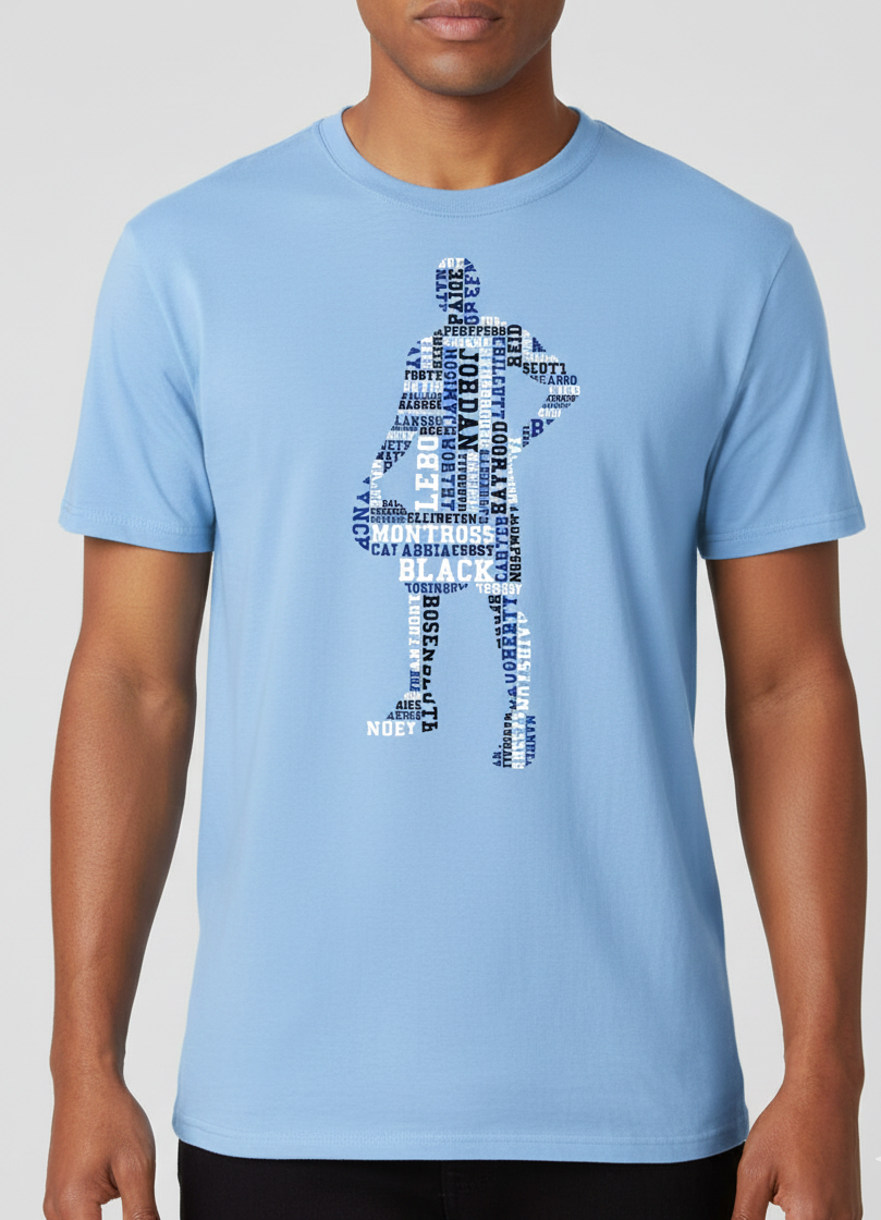 Favorite UNC Basketball Players Outline T-Shirt