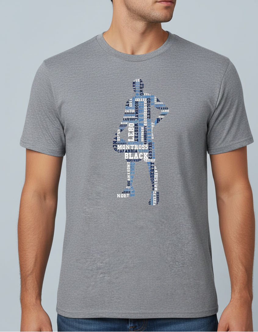 Favorite UNC Basketball Players Outline T-Shirt