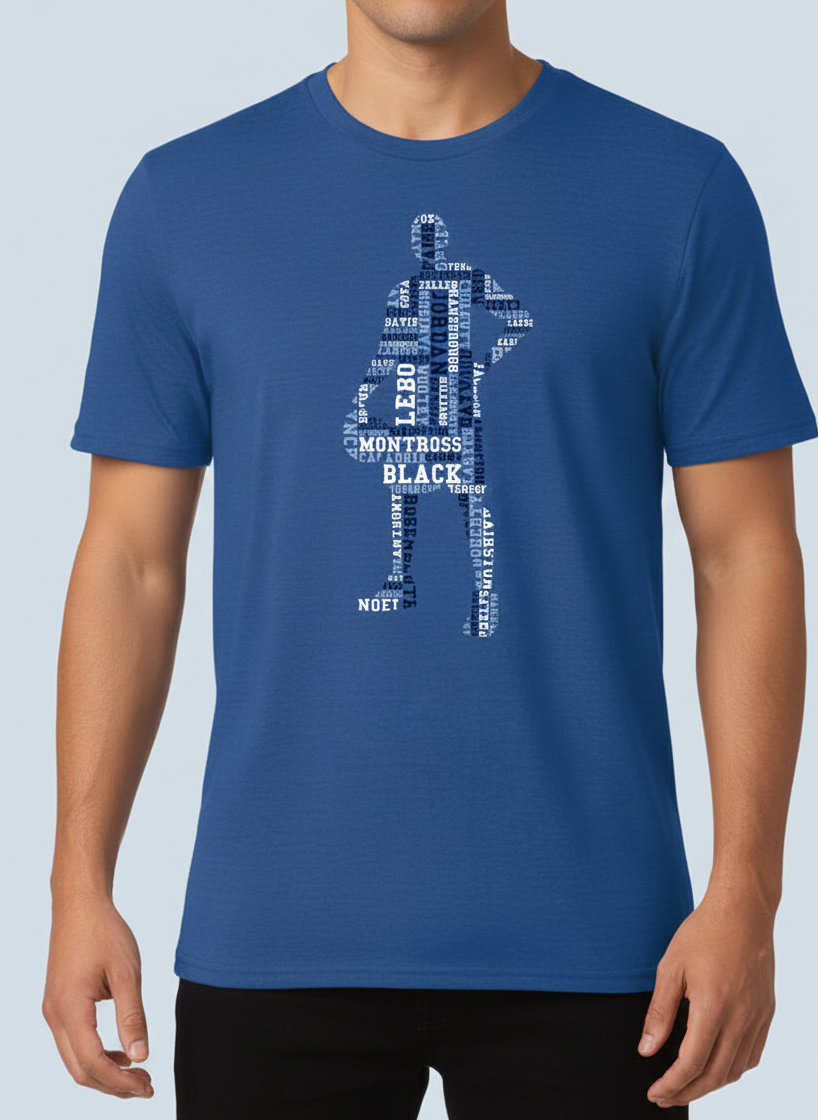 Favorite UNC Basketball Players Outline T-Shirt