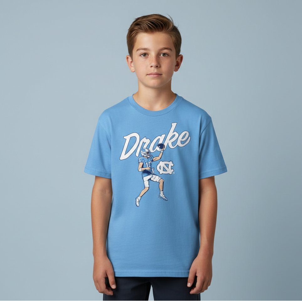 Drake Maye Football T-Shirt - Kids