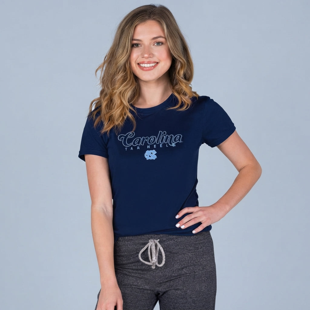 Carolina Tar Heels Navy Top