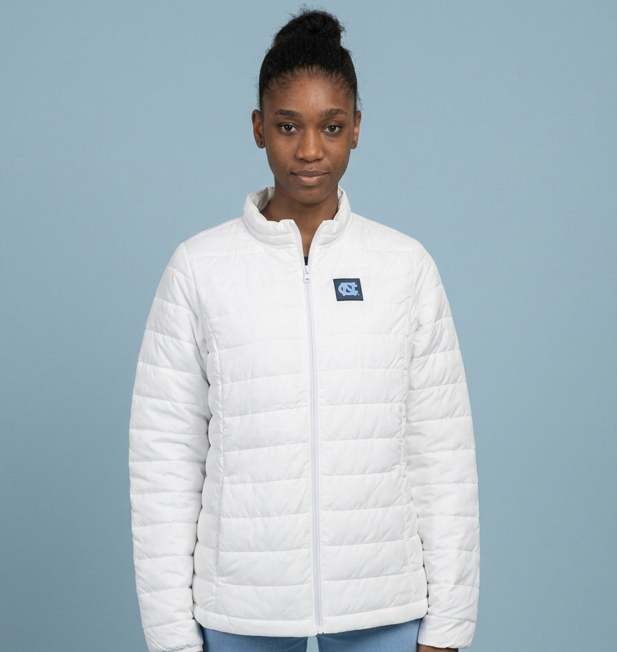UNC Full Zip Puff Jacket
