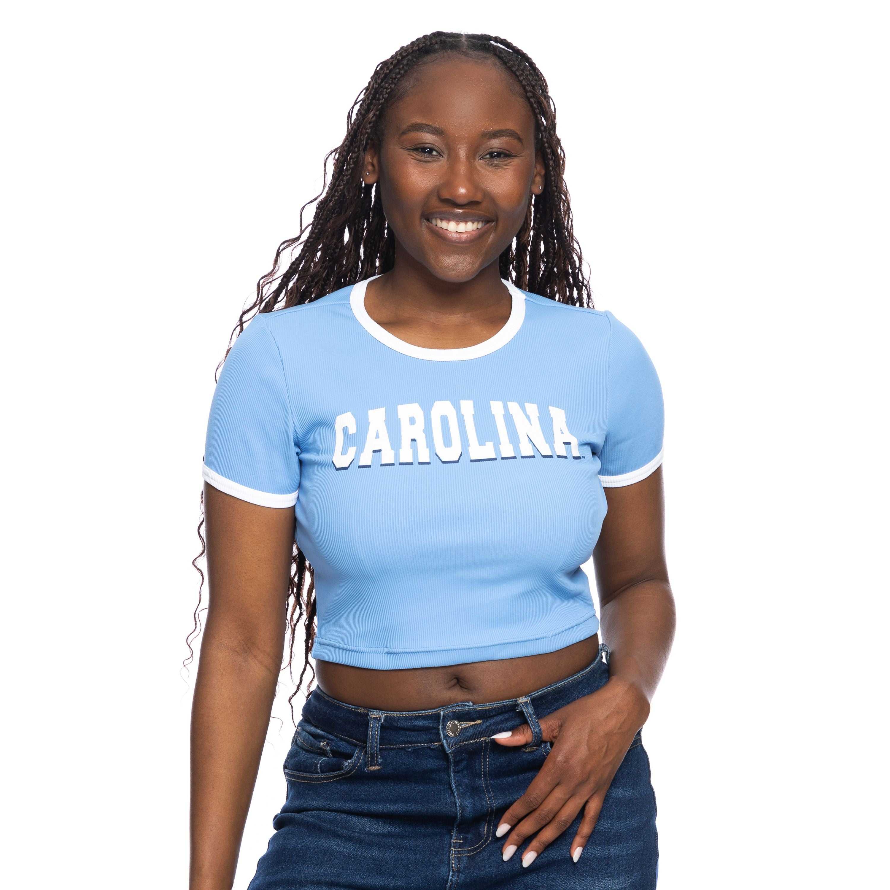 Carolina Rib Ringer Top