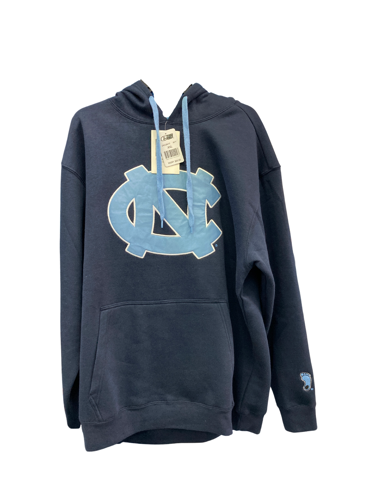 Classic Carolina Embroidered UNC Logo Hoodie