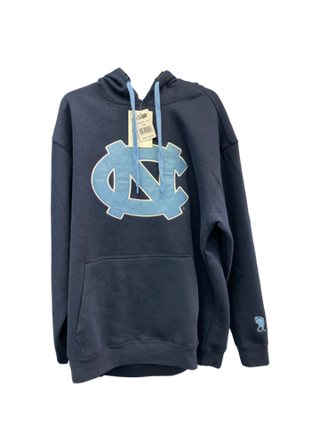Embroidered UNC Logo Hoodie Classic Carolina