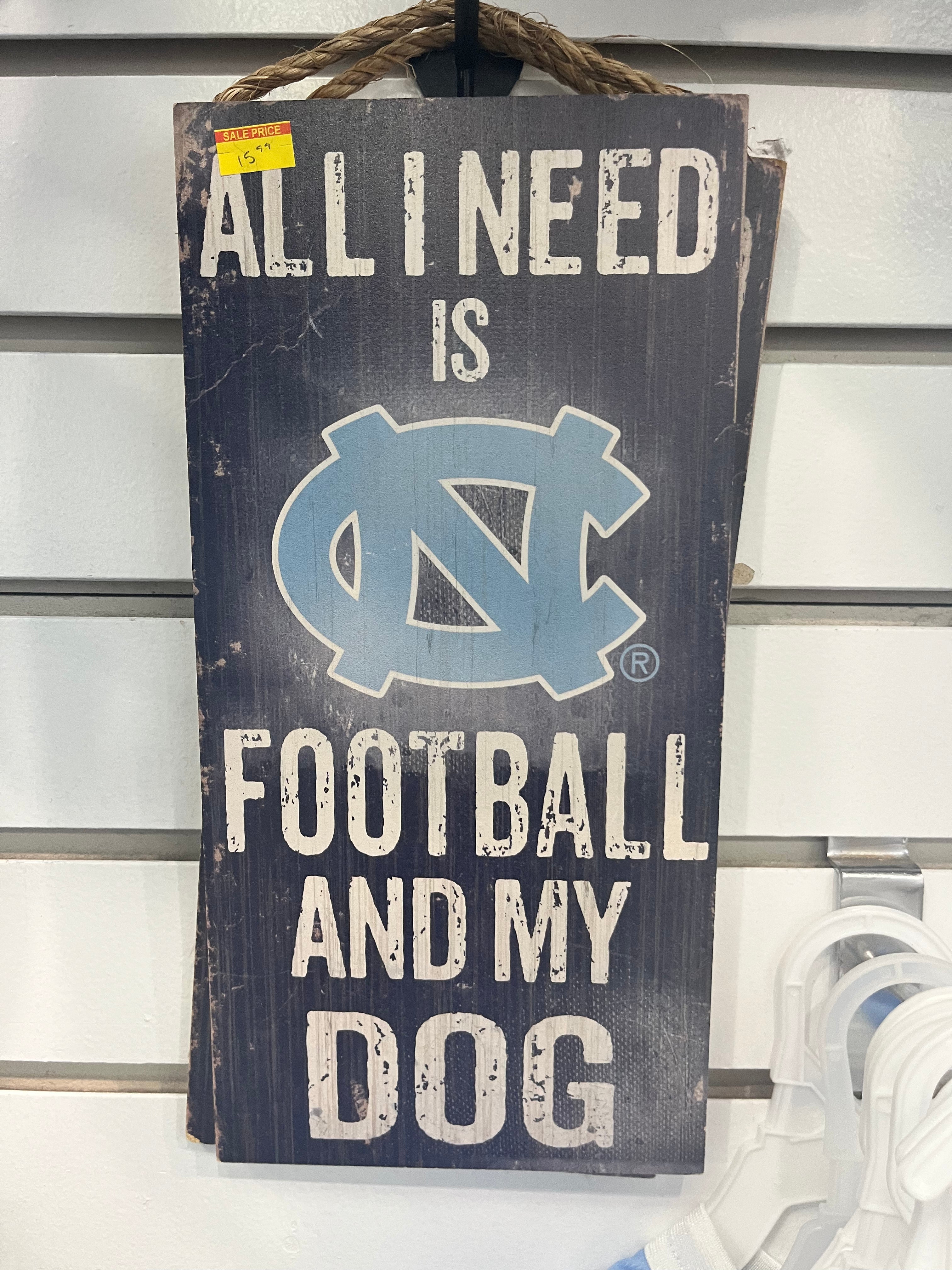 Football and My Dog Sign