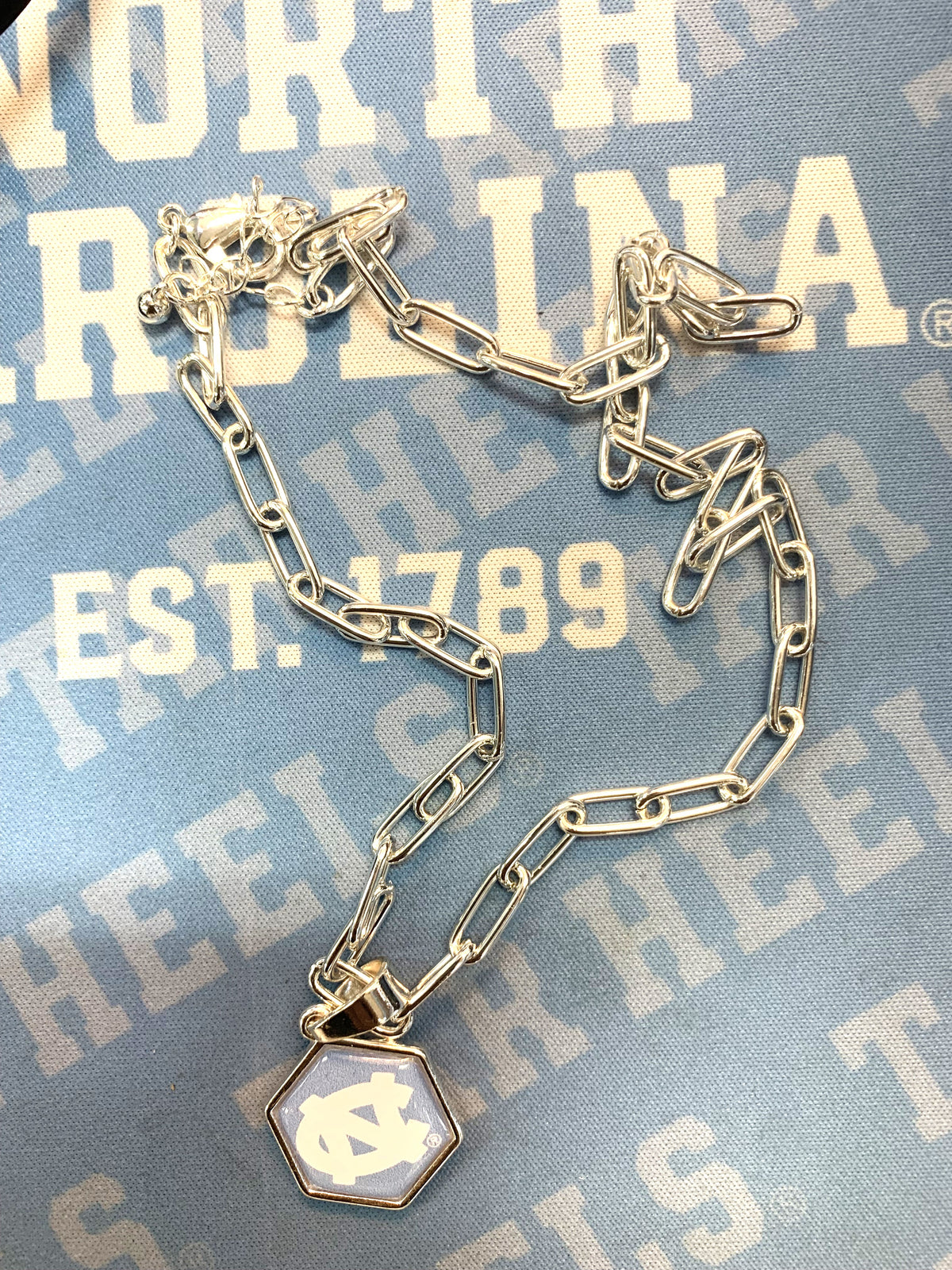 UNC Pendant Link Necklace