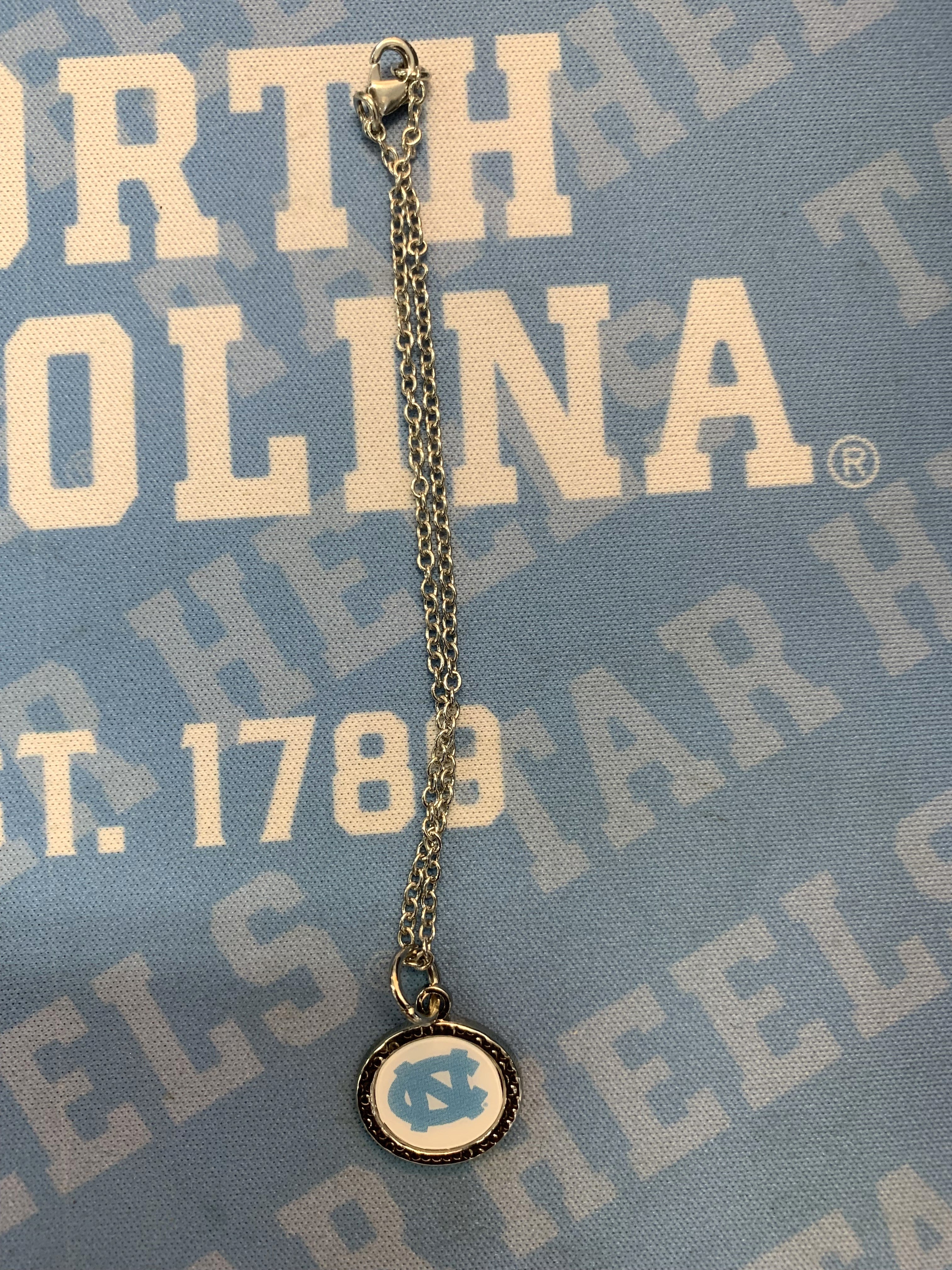 Silver UNC Round Charm Bracelet