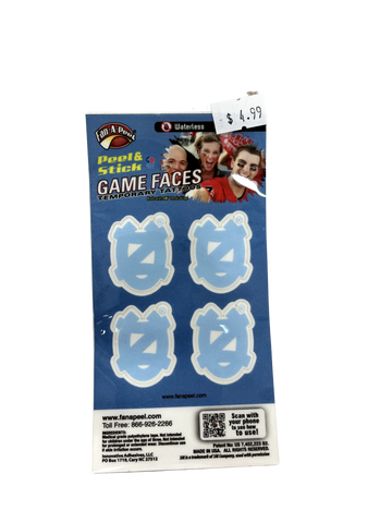 UNC Game Day Temporary Tattoos