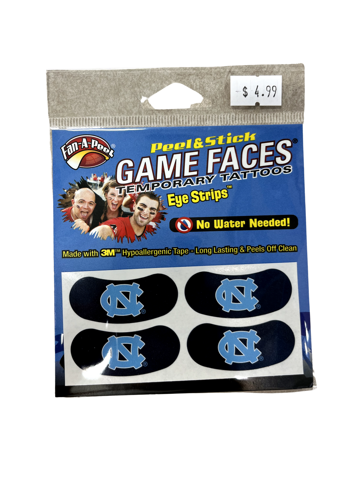 UNC Game Day Eye Strips