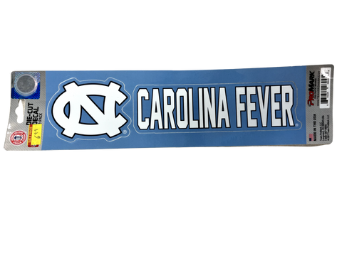 UNC Logo Carolina Fever 2 Pack Decal
