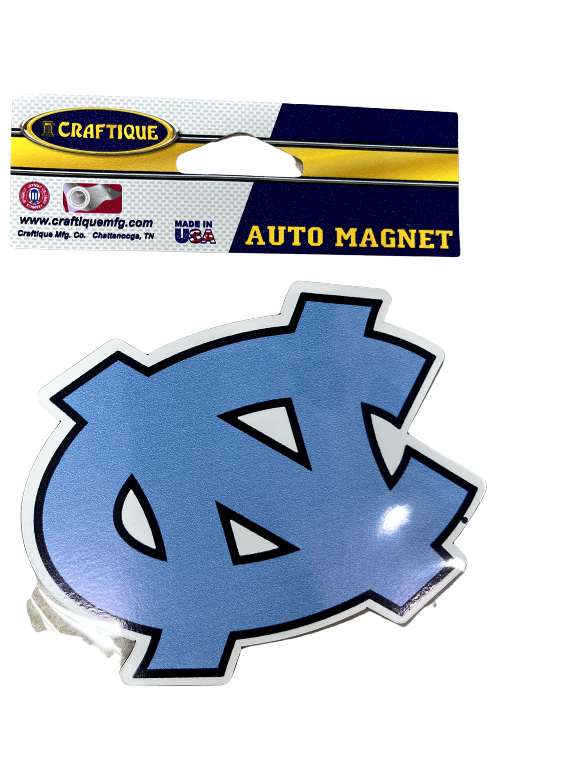 4" Carolina Blue UNC Logo Magnet