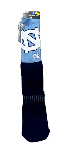 UNC Logo Carolina Blue & Navy Socks
