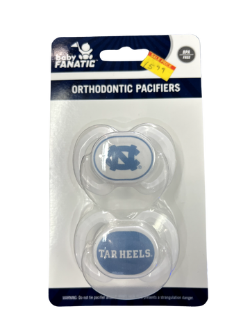 UNC Orthodontic Pacifiers 2-Pack