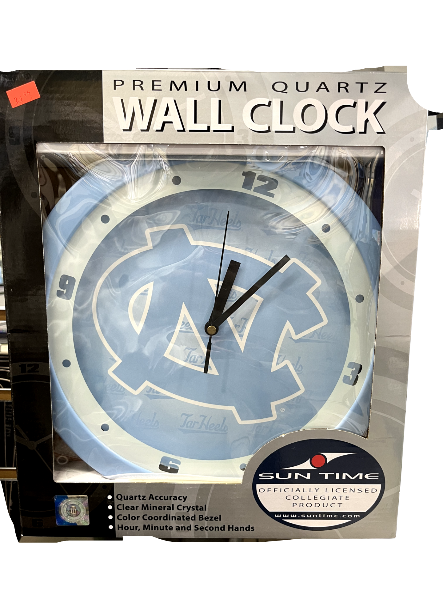 UNC Quartz Wall Clock