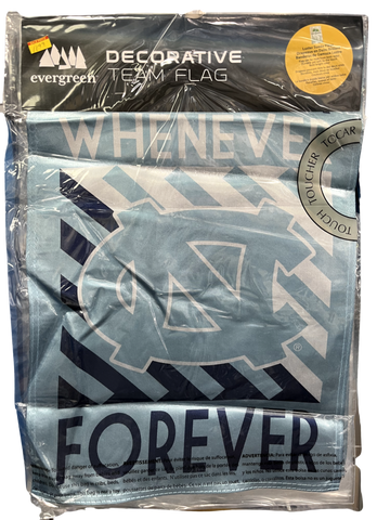 UNC "Whenever Forever" Decorative Team Flag