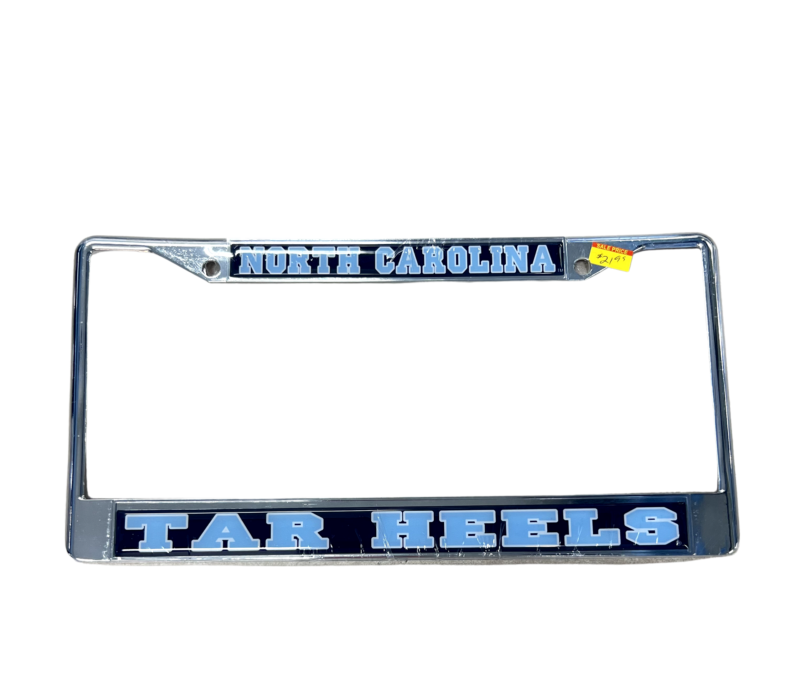 Tar Heels Navy License Plate Frame