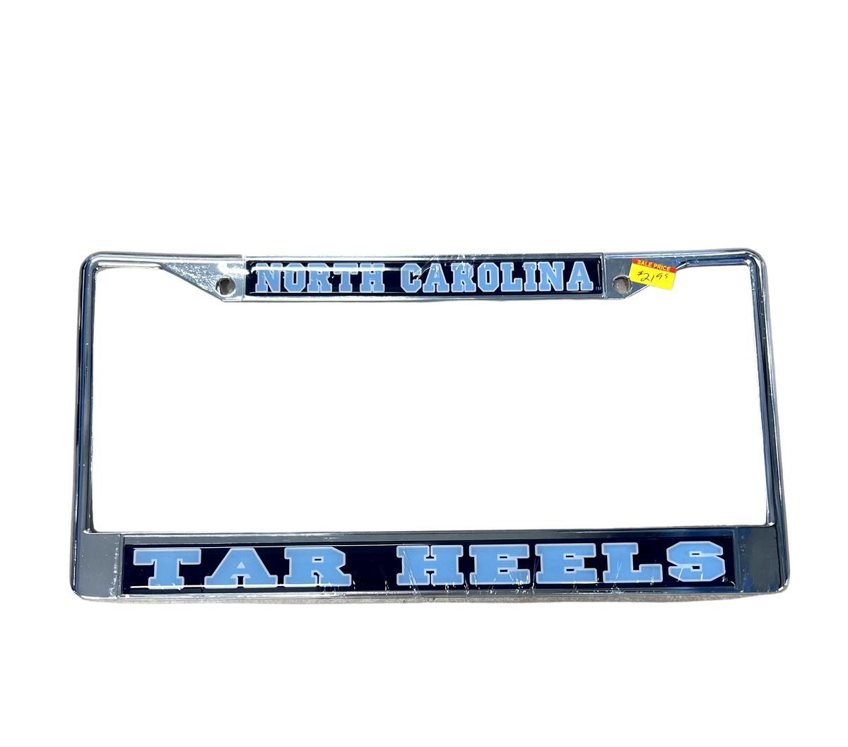 Tar Heels Navy License Plate Frame