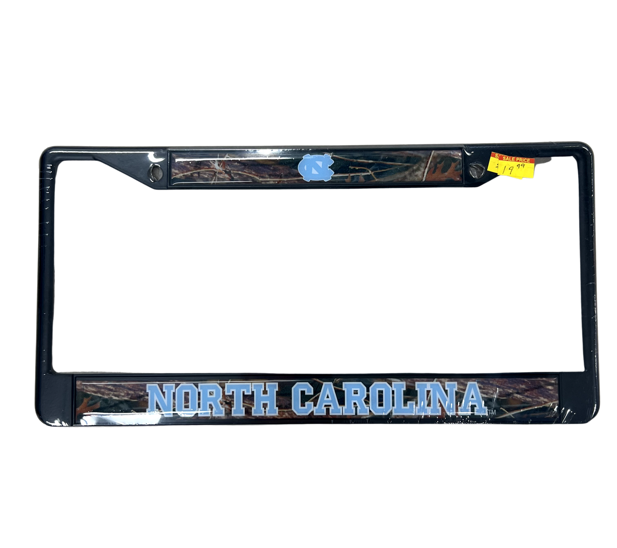 Camo UNC License Plate Frame