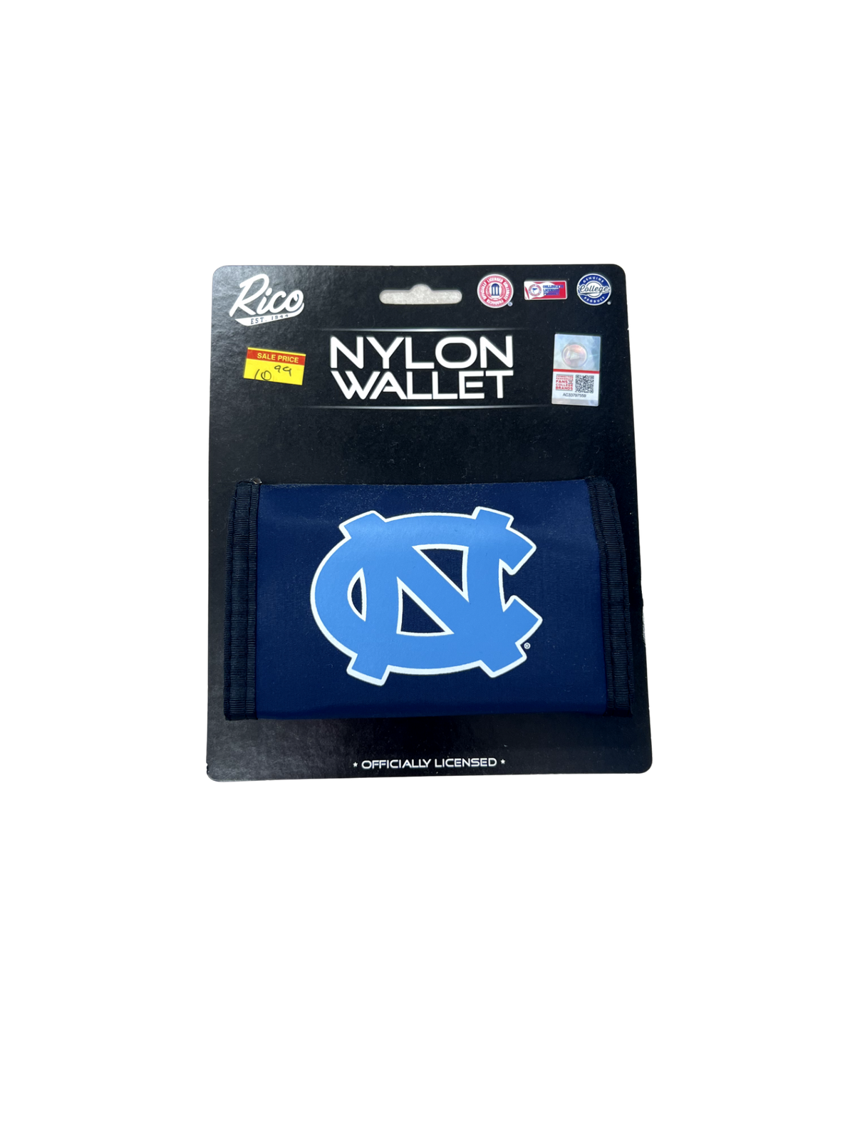 Navy UNC Nylon Wallet