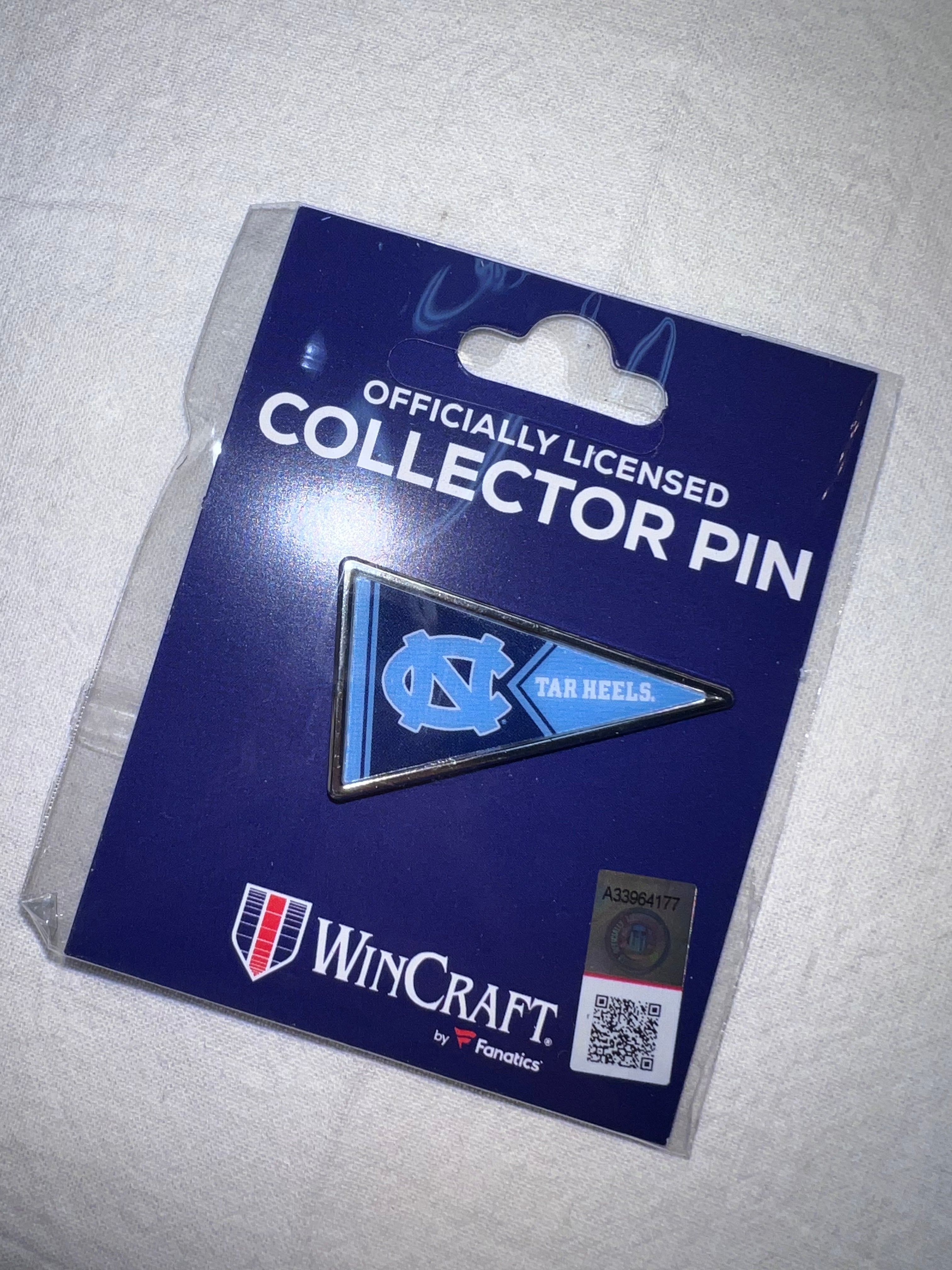 UNC Pennant Collectors Pin – Classic Carolina