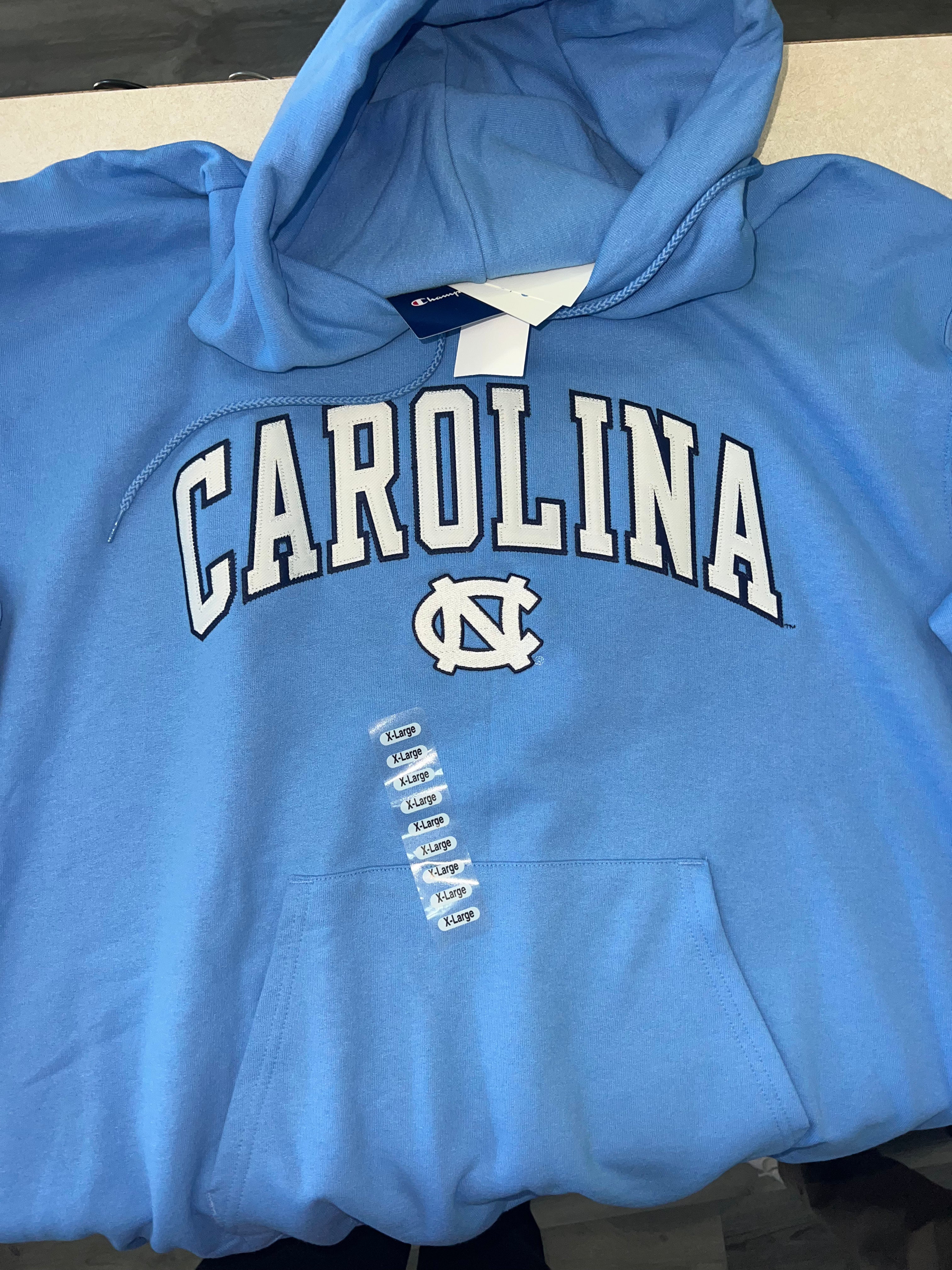 Embroidered Carolina Arched Hoodie