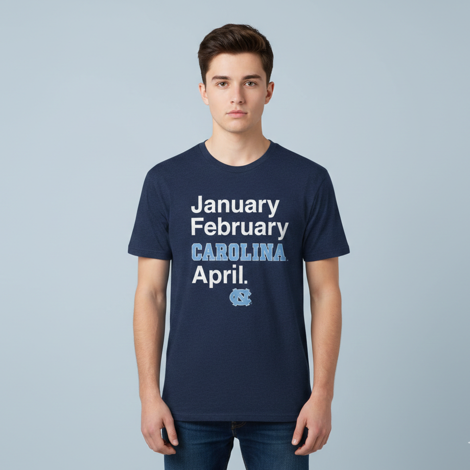 January February Carolina April T-Shirt - Youth