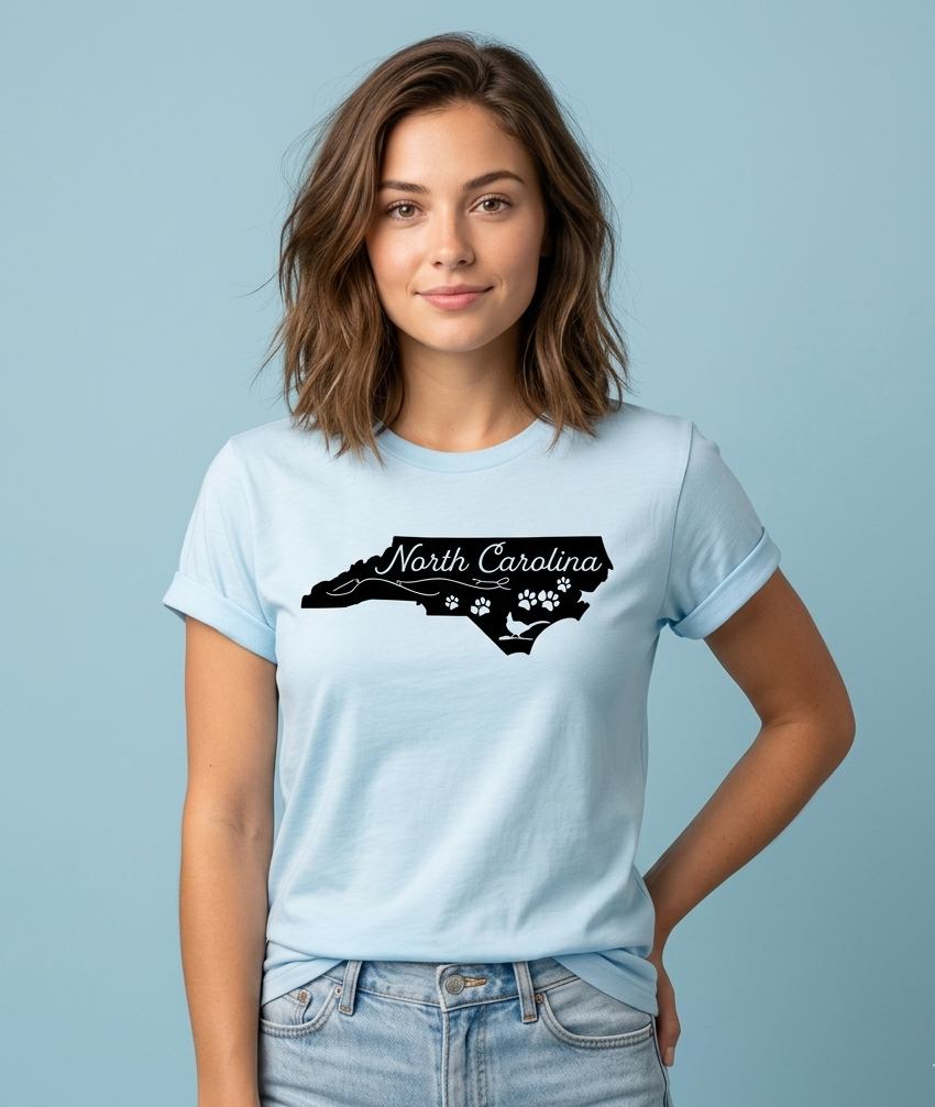 NC Outline Graphic Tee