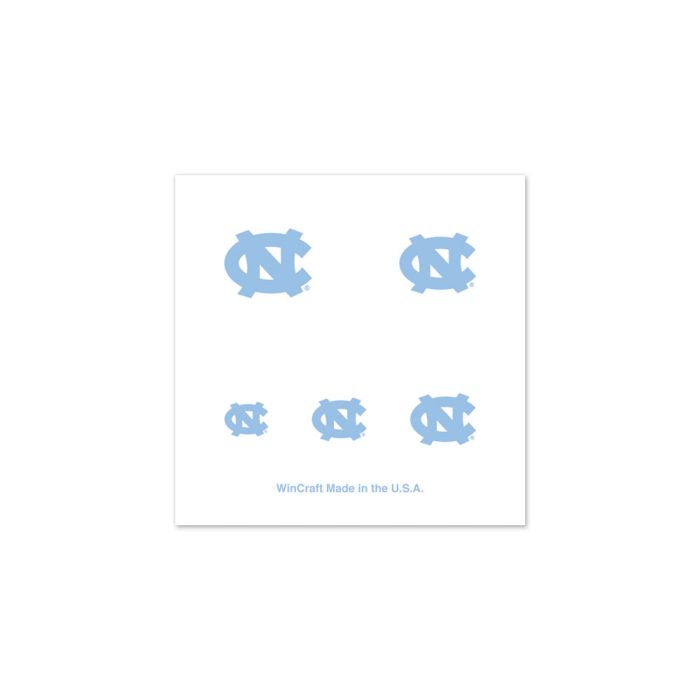 UNC 4-Pack Nails Temporary Tattoos