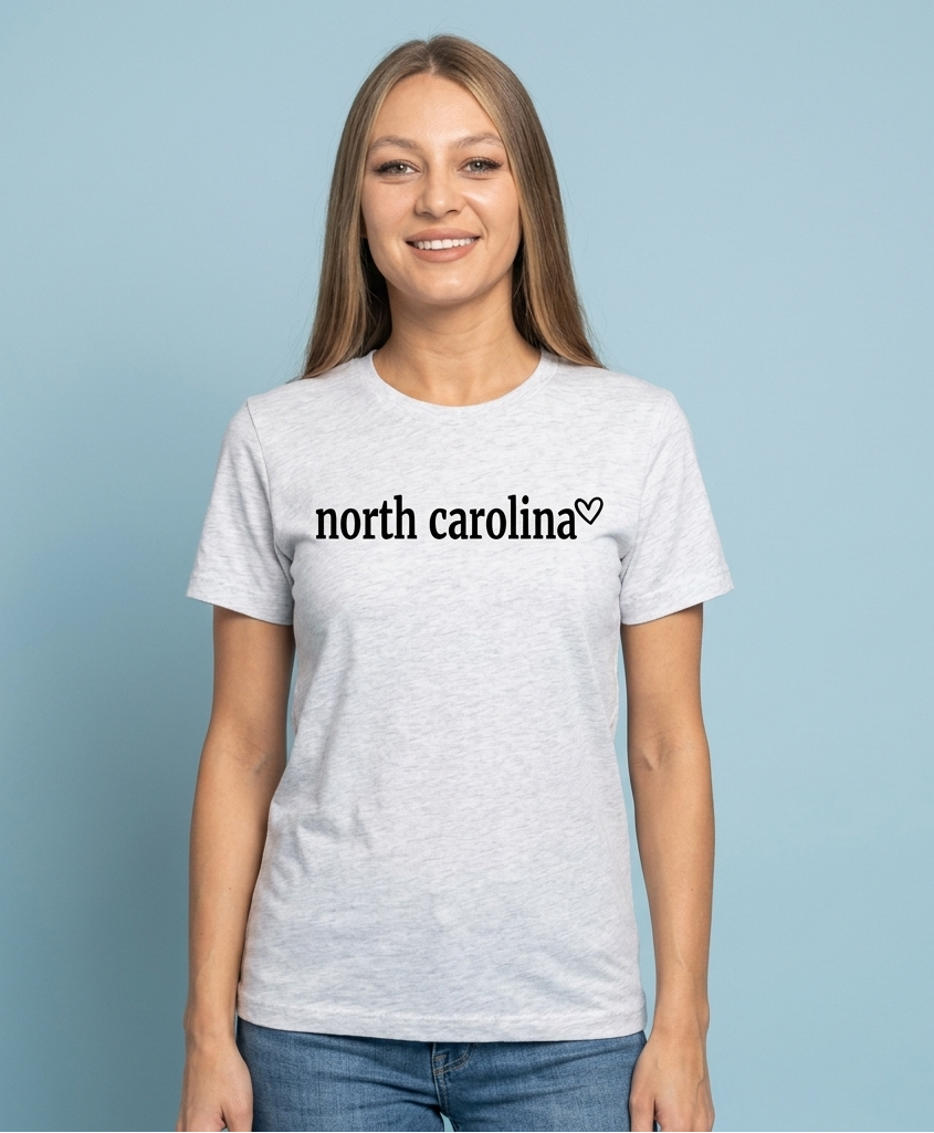 North Carolina Heart Tee