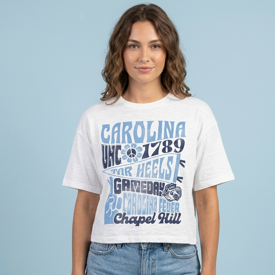 North Carolina "Meadow" - Short- Sleeve Top