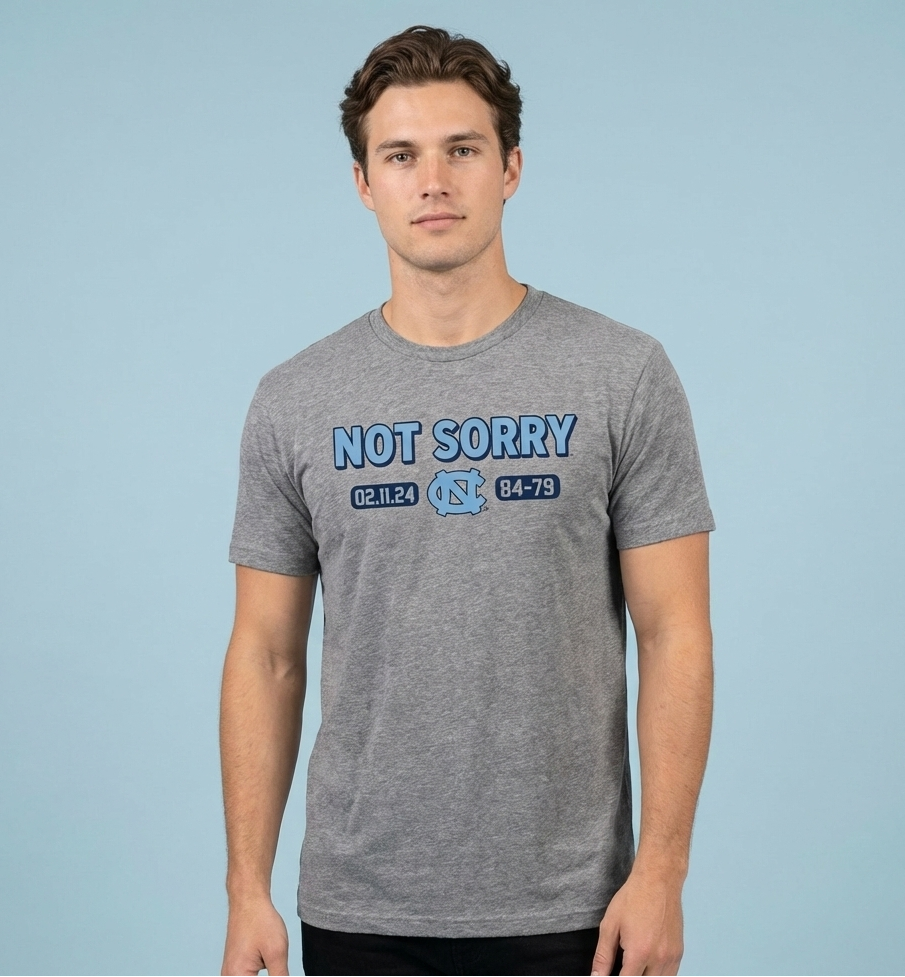 UNC Basketball: Not Sorry T-Shirt