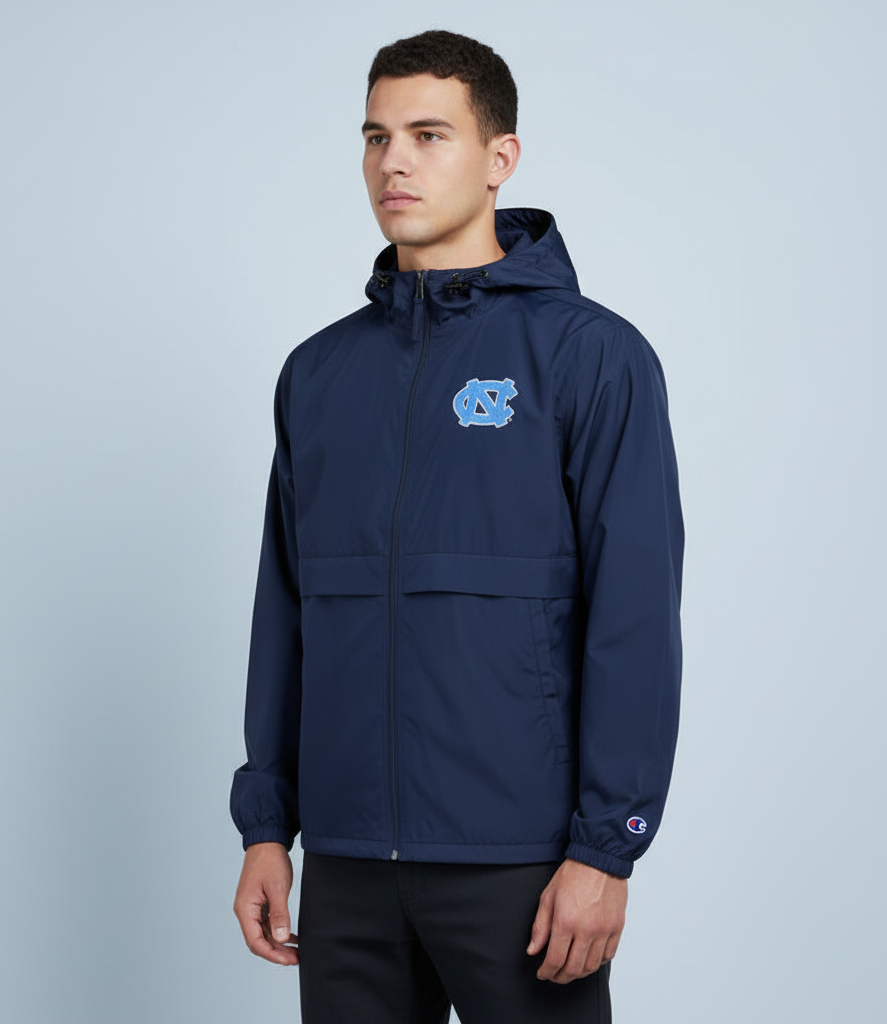 UNC Full-Zip Rain Hooded Jacket