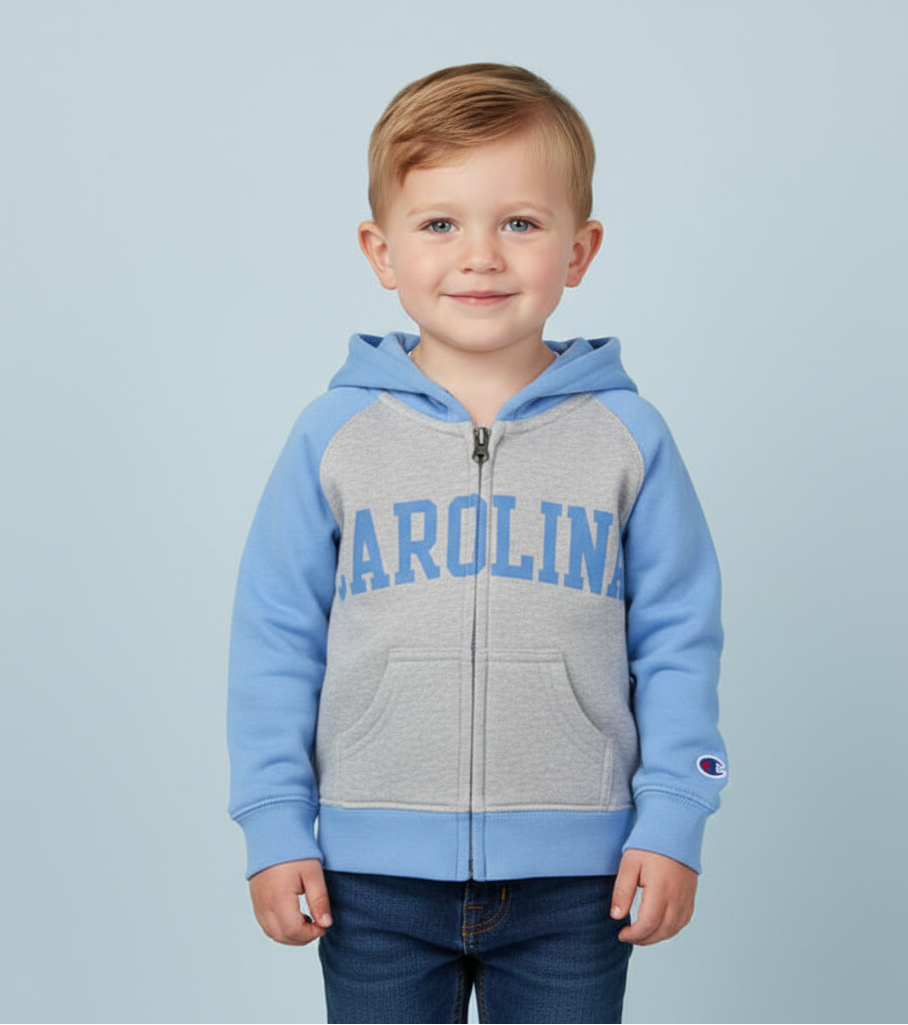 UNC Full Zip Hoodie - Toddler