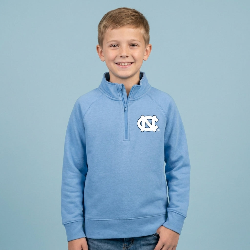 UNC Logo Kids Quarter Zip