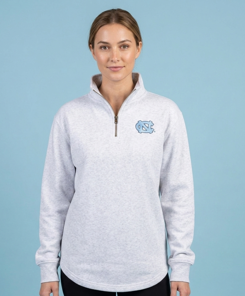 UNC Logo Quarter-Zip Jacket