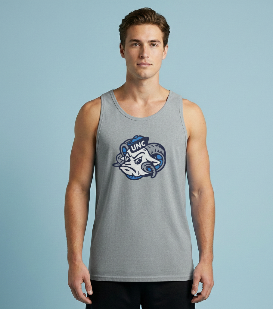 UNC Rameses Grey Tank Top