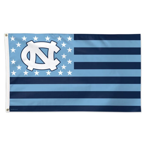 North Carolina Tar Heels Stars and Stripes Flag 3 x 5 feet