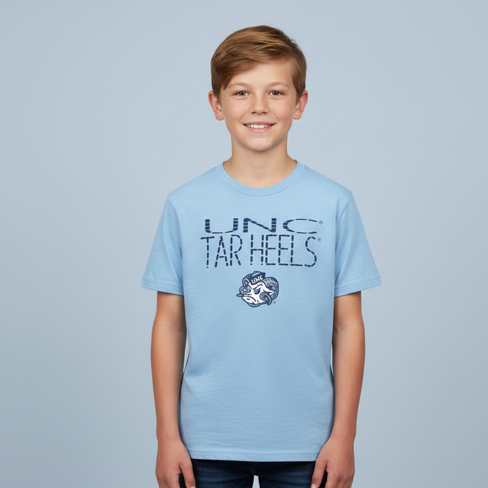 UNC Tar Heels Mascot T-Shirt - Kids