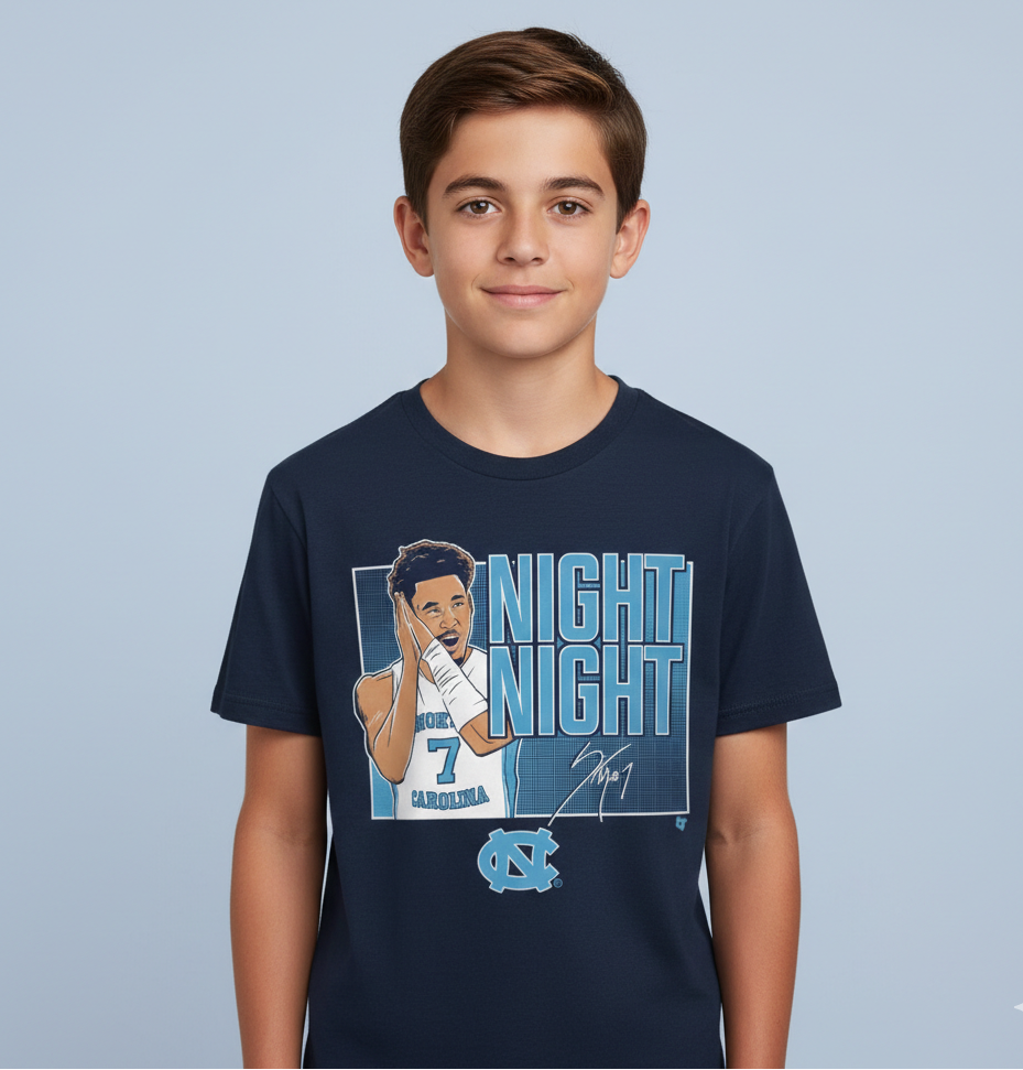 UNC Tar Heels Seth Trimble “Night Night” Shirt