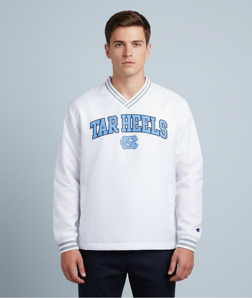 UNC Tar Heels White Scout Jacket